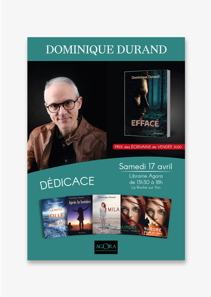 promotion du livre graphisme affiche