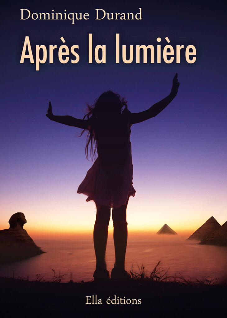 Couverture de livre roman auriane durand graphiste graphisme édition après la lumière dominique durand ella
