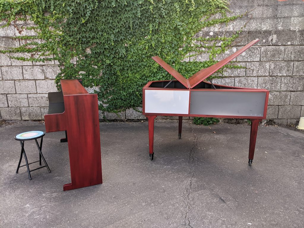 ou on va papa piano auriane durand scénographie paul production construction