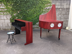 ou on va papa piano auriane durand scénographie paul production construction