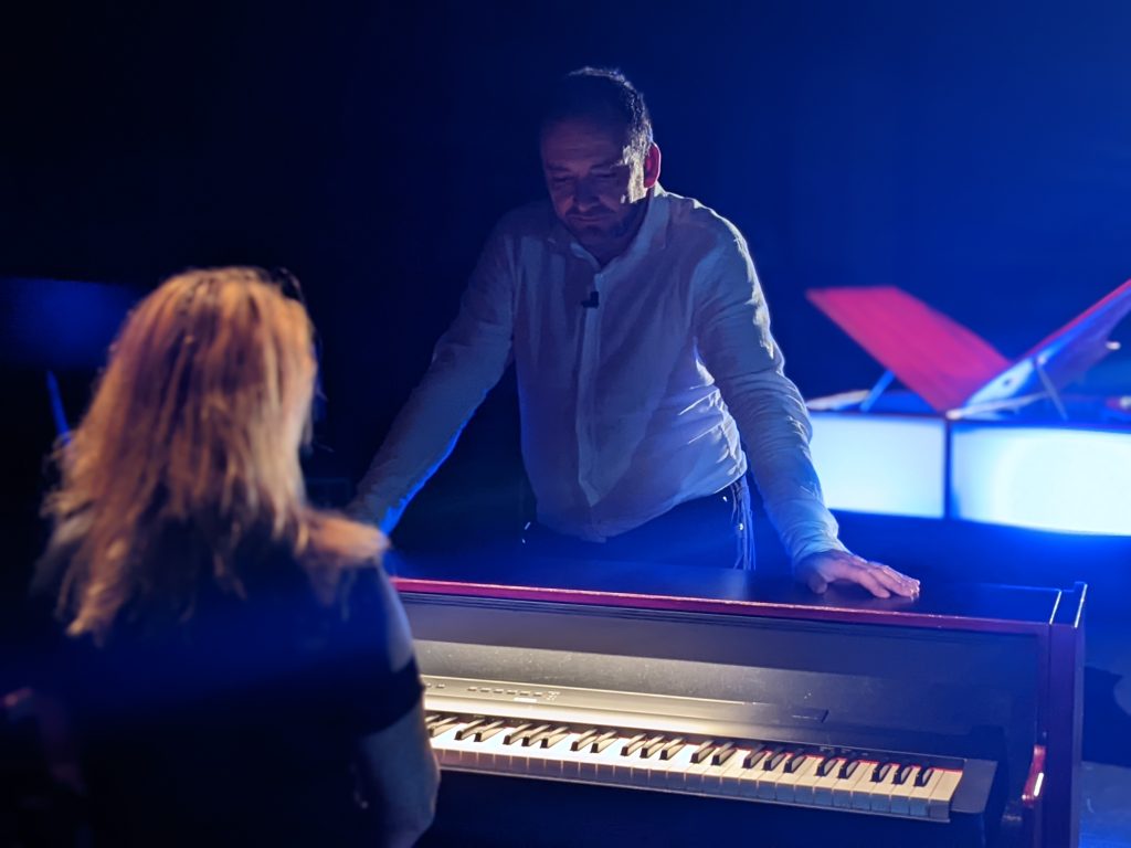 ou on va papa piano auriane durand scénographie paul production michel duchemin isabelle zanotti philippe mathé roman jean louis fournier