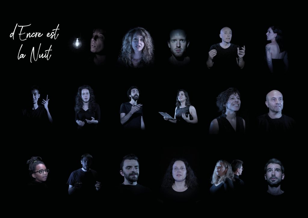 D'encre est la nuit tramways nantes semitan collectif 3h du soir auriane durand iokanaan vidéo participatif vision projection installation artistique