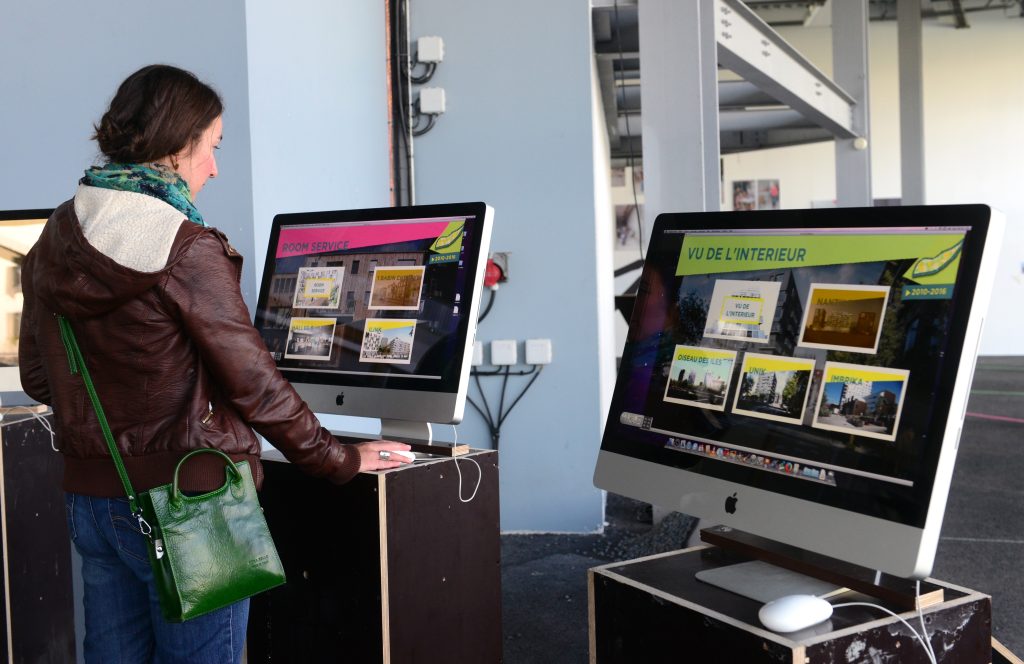 Exposition Architectures habitées de l'Ile de Nantes. Ecole Nationale Supérieure d'Architecture de Nantes auriane durand