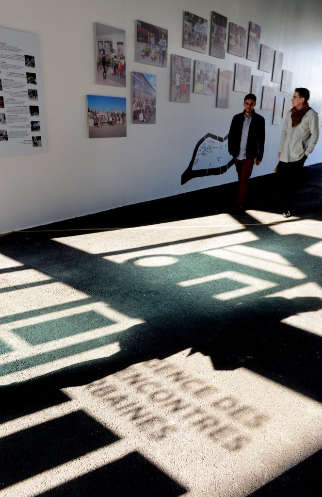 Exposition Architectures habitées de l'Ile de Nantes. Ecole Nationale Supérieure d'Architecture de Nantes auriane durand