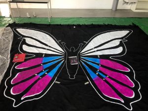 scénographie lumière uv syndrome du papillon élodie poux humour auriane durand