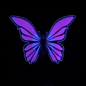 scénographie lumière uv syndrome du papillon élodie poux humour auriane durand