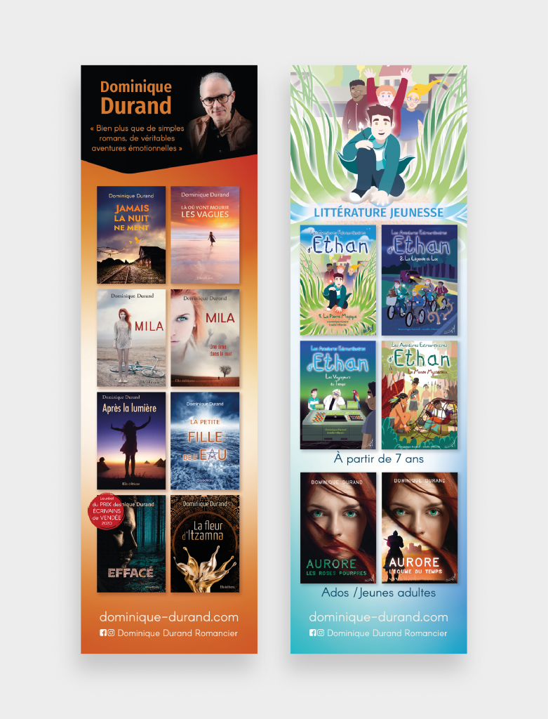 marque page livre book auriane durand graphisme